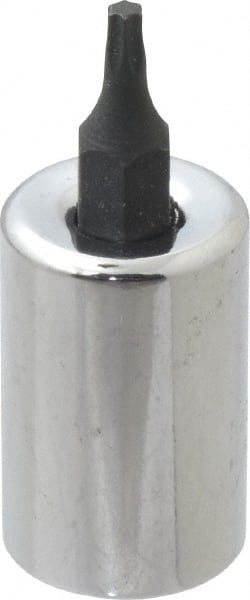 Proto - 3/8" Drive, T10 Torx Bit Socket - 1-23/32" OAL, 5/8" Bit Length - Exact Tooling