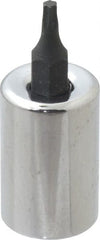 Proto - 3/8" Drive, T10 Torx Bit Socket - 1-23/32" OAL, 5/8" Bit Length - Exact Tooling