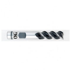 5/16" Dia. - 2-1/2" OAL - Bright VC10-50° Helix - Square End SE EM - 3 FL - Exact Tooling