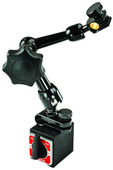 #660 - 1-3/16 x 1-9/16 x 1-3/8" Base Size  - Power On/Off with Triple-Jointed Arm - Magnetic Base Indicator Holder - Exact Tooling