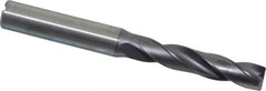Kennametal - 8.5mm 180° Spiral Flute Solid Carbide Screw Machine Drill Bit - Exact Tooling