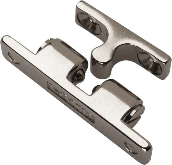 Sugatsune - 1.97" Long x 0.39" Wide x 0.63" High, Stainless Steel Tension Catch - Polished Stainless Steel Finish, 1.8(3.9) N/Lb Pull Force, 2.3(5) N/Lb Push Force, 1-3/16" Long Strike, 23/64" Wide Strike - Exact Tooling