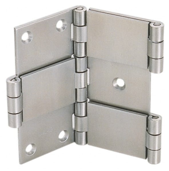 Sugatsune - 2-3/4" Long x 3-5/64" Wide 304 Stainless Double Action Commercial Hinge - Exact Tooling