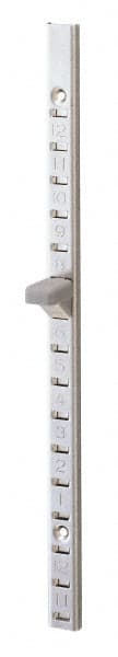 Sugatsune - Satin Stainless Steel Coated, Shelf Standard Bracket - 71-5/8" Long, 15mm Wide - Exact Tooling