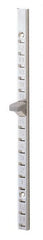 Sugatsune - Satin Stainless Steel Coated, Shelf Standard Bracket - 71-5/8" Long, 15mm Wide - Exact Tooling