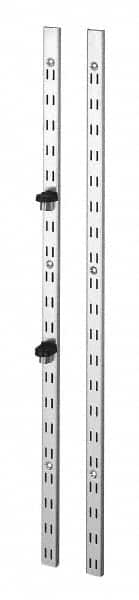 Sugatsune - Satin Stainless Steel Coated, Double Slot Standards Bracket - 71-5/8" Long, 15mm Wide - Exact Tooling