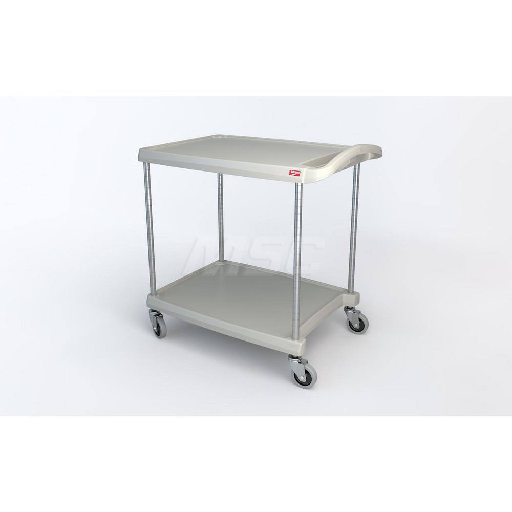 Metro - Carts; Type: Utility ; Load Capacity (Lb.): 300.000 ; Number of Shelves: 2 ; Width (Inch): 23-7/16 ; Length (Inch): 34-3/8 ; Height (Inch): 35-1/2 - Exact Tooling