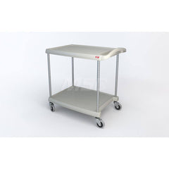 Metro - Carts; Type: Utility ; Load Capacity (Lb.): 300.000 ; Number of Shelves: 2 ; Width (Inch): 23-7/16 ; Length (Inch): 34-3/8 ; Height (Inch): 35-1/2 - Exact Tooling