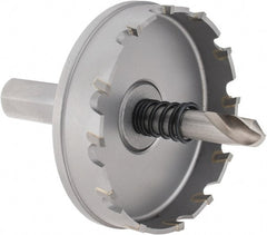 Hougen - 2-1/2" Diam, 1/8" Cutting Depth, Hole Saw - Carbide-Tipped Saw, Toothed Edge - Exact Tooling