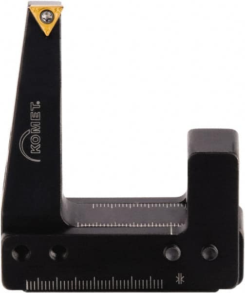 Komet - 0.197 to 2.756" Bore, Boring Head Bridge Bar - For Use with Boring Heads & Triangular Insert, Compatible with Series MicroKom - Exact Tooling