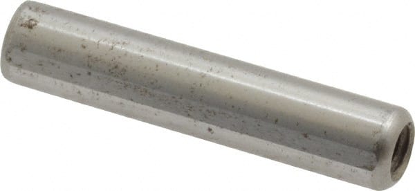 Gibraltar - 5/16" Diam x 1-1/2" Pin Length C-1215 Case Hardened Steel Pull Out Dowel Pin - 1 Beveled & 1 Threaded End - Exact Tooling