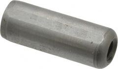 Gibraltar - 3/8" Diam x 1" Pin Length C-1215 Case Hardened Steel Pull Out Dowel Pin - 1 Beveled & 1 Threaded End - Exact Tooling