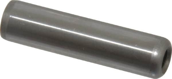 Gibraltar - 3/8" Diam x 1-1/2" Pin Length C-1215 Case Hardened Steel Pull Out Dowel Pin - 1 Beveled & 1 Threaded End - Exact Tooling