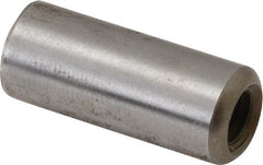 Gibraltar - 5/16" Diam x 3/4" Pin Length C-1215 Case Hardened Steel Pull Out Dowel Pin - 1 Beveled & 1 Threaded End - Exact Tooling