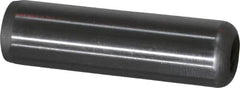 Gibraltar - 1/2" Diam x 1-3/4" Pin Length C-1215 Case Hardened Steel Pull Out Dowel Pin - 1 Beveled & 1 Threaded End - Exact Tooling