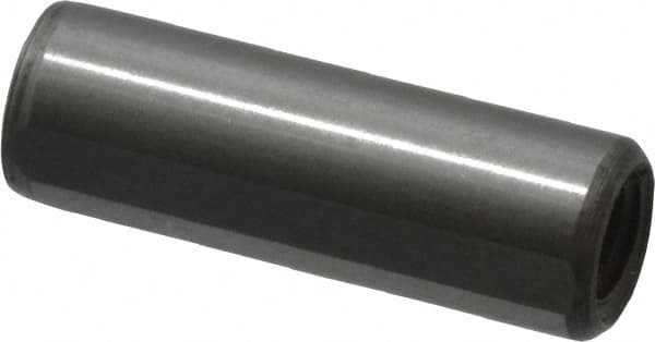 Gibraltar - 1/4" Diam x 3/4" Pin Length C-1215 Case Hardened Steel Pull Out Dowel Pin - 1 Beveled & 1 Threaded End - Exact Tooling