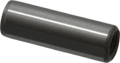 Gibraltar - 1/4" Diam x 3/4" Pin Length C-1215 Case Hardened Steel Pull Out Dowel Pin - 1 Beveled & 1 Threaded End - Exact Tooling