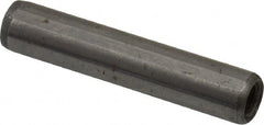Gibraltar - 1/4" Diam x 1-1/4" Pin Length C-1215 Case Hardened Steel Pull Out Dowel Pin - 1 Beveled & 1 Threaded End - Exact Tooling