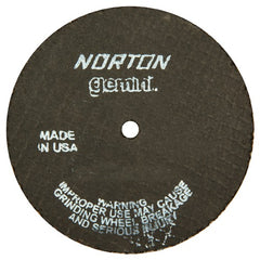 4″ × 1/8″ × 1/4″ Gemini Small Diameter Cut-Off Wheel Type 01 Straight Aluminum Oxide - Exact Tooling
