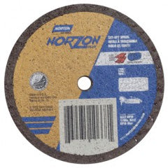 3″ × 0.035″ × 1/4″ NorZon Plus Small Diameter Cut-Off Wheel Type 01 Straight Aluminum Oxide - Exact Tooling