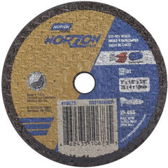 3″ × 1/8″ × 3/8″ NorZon Plus Small Diameter Cut-Off Wheel Type 01 Straight - Exact Tooling