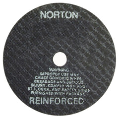 4″ × 1/16″ × 1/2″ Small Diameter Cut-Off Wheel Type 01 Straight 36 Grit Aluminum Oxide - Exact Tooling