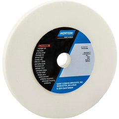 4″ × 1/4″ × 1/2″ 38A Toolroom Wheel Type 01 Straight 60 Grit Aluminum Oxide - Exact Tooling