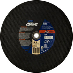 14″ × 1/8″ × 1″ Rescue High Speed Cut-Off Wheel Type 01 Straight 24 Grit Aluminum Oxide - Exact Tooling