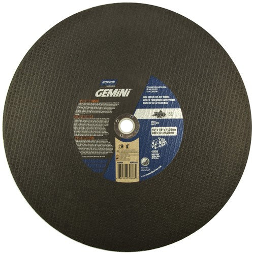 16″ × 1/8″ × 1″ Metal High Speed Cut-Off Wheel Type 01 Straight 24 Grit Aluminum Oxide - Exact Tooling