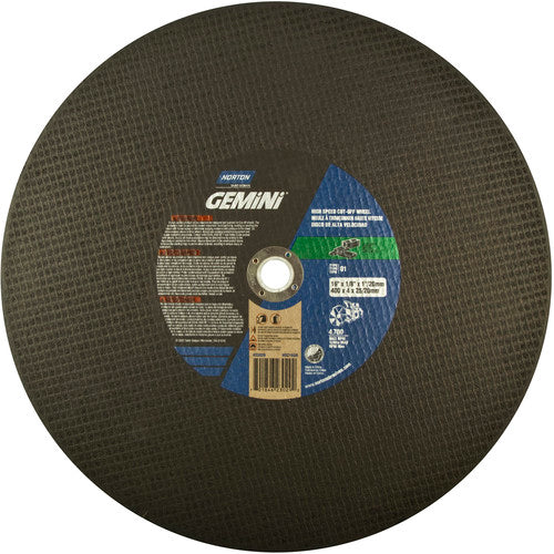 12″ × 1/8″ × 1″ Concrete High Speed Cut-Off Wheel Type 01 Straight Silicon Carbide - Exact Tooling