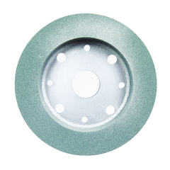 6 x 1 x 4" - Aluminum Oxide (39C) / 120I Type 2 - Tool & Cutter Grinding Wheel - Exact Tooling
