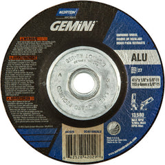 ‎4-1/2″ × 1/8″ × 5/8″-11 Gemini Non-Woven Depressed Center Wheel Type 27 46 Grit - Exact Tooling