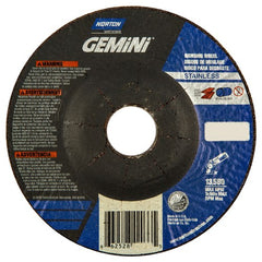 ‎4-1/2″ × 1/4″ × 7/8″ Gemini Non-Woven Depressed Center Wheel Type 27 30 Grit - Exact Tooling