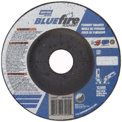 ‎4-1/2″ × 1/4″ × 7/8″ BlueFire Non-Woven Depressed Center Wheel Type 27 - Exact Tooling