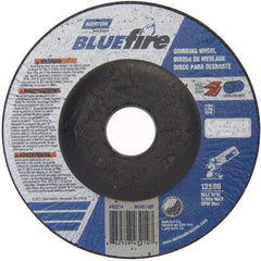 ‎4-1/2 × 1/4 × 7/8″ BlueFire Grinding Wheel ZA 24 S Type 27 - Exact Tooling