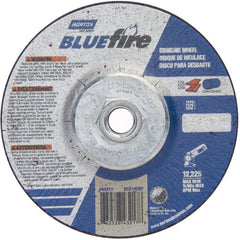 ‎5 × 1/4 × 5/8 - 11″ BlueFire Grinding Wheel ZA 24 S Type 27 - Exact Tooling