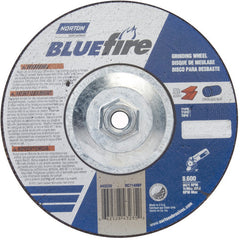 ‎7 × 1/4 × 5/8 - 11″ BlueFire Grinding Wheel ZA 24 S Type 27 - Exact Tooling