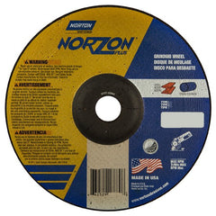 7″ × 1/4″ × 7/8″ NorZon Plus Non-Woven Depressed Center Wheel Type 27 - Exact Tooling