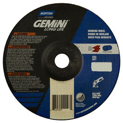 7 × 1/4 × 7/8″ Gemini Long Life Grinding Wheel A 24 R Type 27 - Exact Tooling