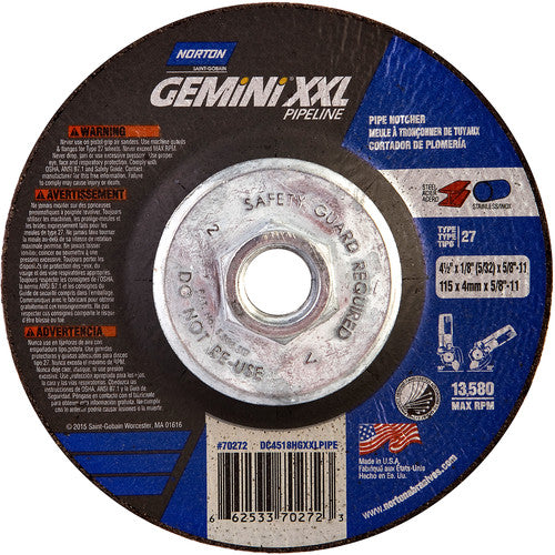 4-1/2X1/8X5/8-11 GEMINI XXI - Exact Tooling