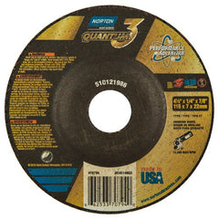 ‎4-1/2″ × 1/4″ × 7/8″ - T27 - Quantum 3 Depressed Center Wheel - Exact Tooling