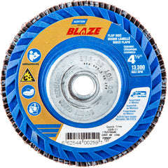 ‎4-1/2″ × 1/4″ × 5/8″ SG Blaze R980P Flap Disc Type 27 Flat 80 Grit - Exact Tooling