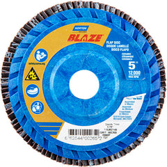 5″ × 1/4″ × 7/8″ SG Blaze R980P Flap Disc Type 27 Flat 80 Grit - Exact Tooling