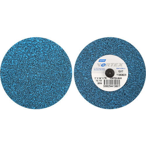 3″ × 1/4″ Vortex Unified Wheel 5AM Type TR/lll Aluminum Oxide - Exact Tooling