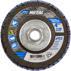 ‎4-1/2 × 5/8 - 11″ Metal Fiberglass Conical Flap Disc Type 29 P60 Grit R828 Zirconia Alumina - Exact Tooling