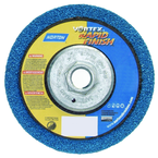 4-1/2 x 5/8-11" - Medium Grit - Aluminum Oxide - Bear-Tex Unified Non-Woven Wheel - Exact Tooling