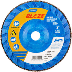 7″ × 1/4″ × 7/8″ SG Blaze R980P Flap Disc Type 27 Flat 80 Grit - Exact Tooling