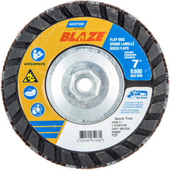 7″ × 1/4″ × 5/8″ SG Blaze R980P Flap Disc Type 27 Flat 80 Grit - Exact Tooling