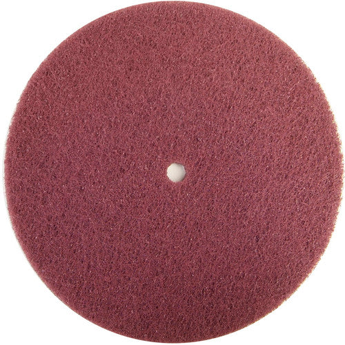 8 × 1/2″ Bear-Tex High Strength Non-Woven Arbor Hole Disc Aluminum Oxide Very Fine Grit - Exact Tooling