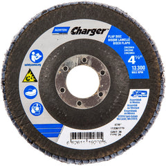 ‎4-1/2″ × 1/4″ × 7/8″ Charger R822 Flap Disc Type 29 Conical 36 Grit - Exact Tooling